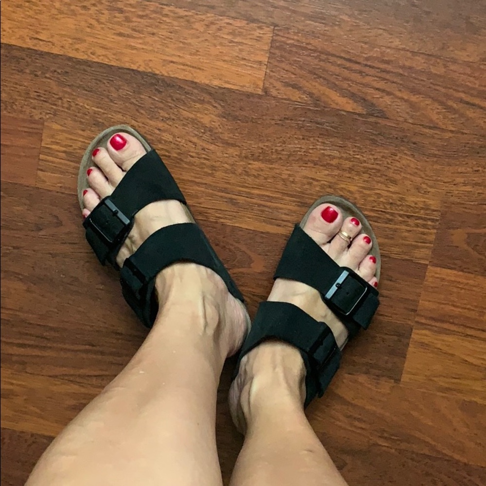 Black Suede Birkenstock Size 36